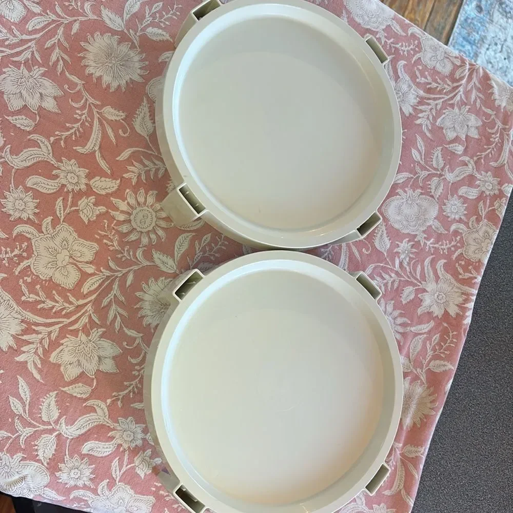 Tupperware Divide A Rack 🥧 Pie Stackers Cream coloured - Picture 4 of 8